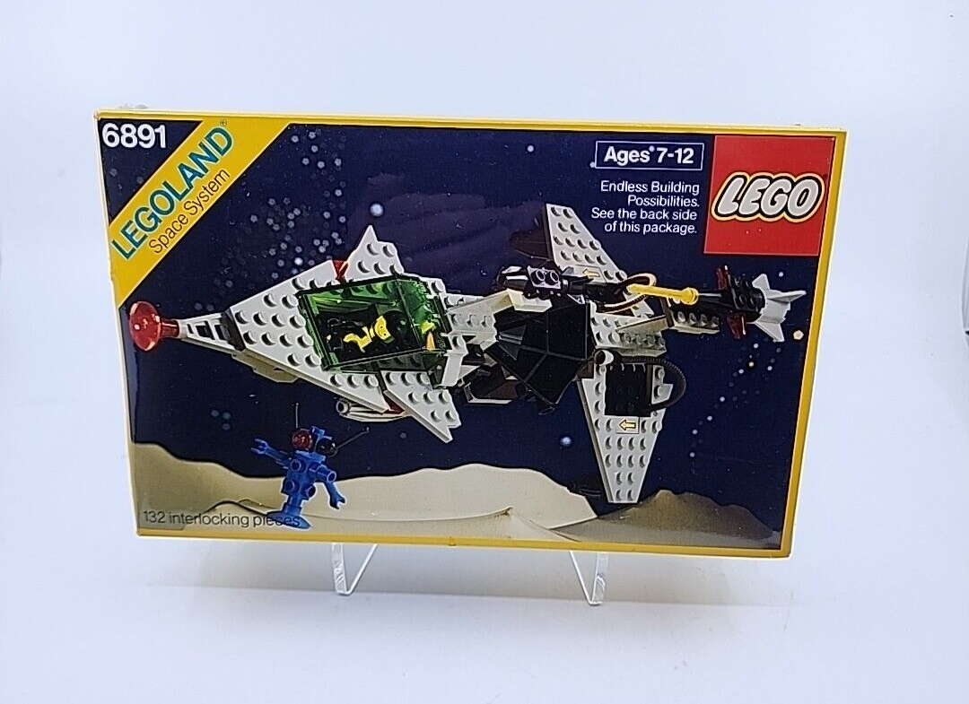 Vintage LEGO 6891 Gamma V Laser Craft Classic Space Ship 1985