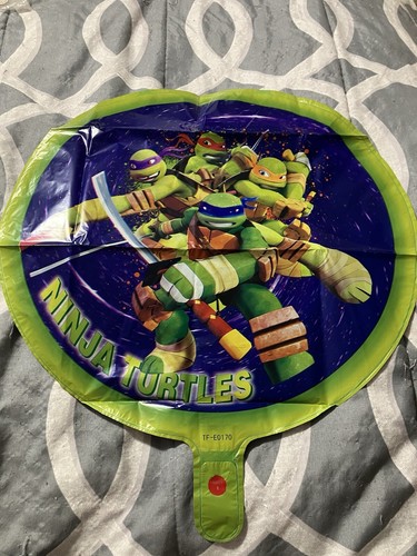 TMNT Ninja Turtles Foil Balloons 6 Piece 6/9yo Birthday Party Decorations - Picture 5 of 8