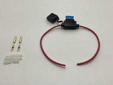 Sicherungs Halter 15a 15 Amp Auto Kit Boot Motorrad IN Line Wasserdicht x2