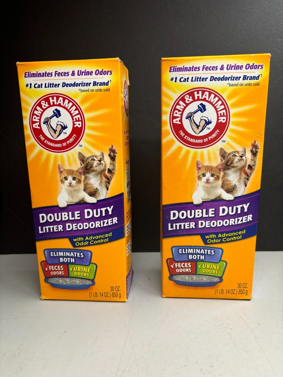 Lot of Arm Hammer Cat Litter Deodorizer Double Duty, 30oz
