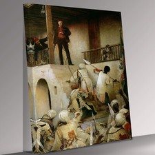 General Gordon Last Stand Painting War  Canvas Wall Art Print Ready To Hang
