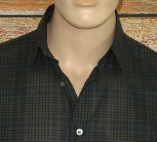  298 John Varvatos Collection Shirt in Lake M 34/35 Button-Down Classic Fit