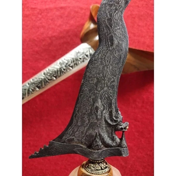 Keris Nogo Rojo Siluman Памор Улярная Антикварная Реликвия, сделанная индонезийской Позолотой - Изображение 2 из 4