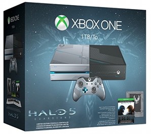 Microsoft Xbox One Halo 5: Guardians Limited Edition 1 TB Black & Silver Console
