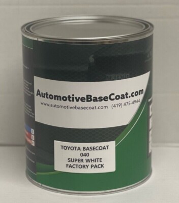 Toyota - 040 Super White Automotive Basecoat Gallon Unreduced