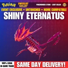 Pokemon Scarlet And Violet - GAMESTOP ⭐️ SHINY ETERNATUS ⭐️ UNTOUCHED ✨