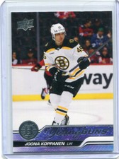 2023-24 Upper Deck Series 1 Young Guns Joona Koppanen Rookie   Card 203. rookie card picture