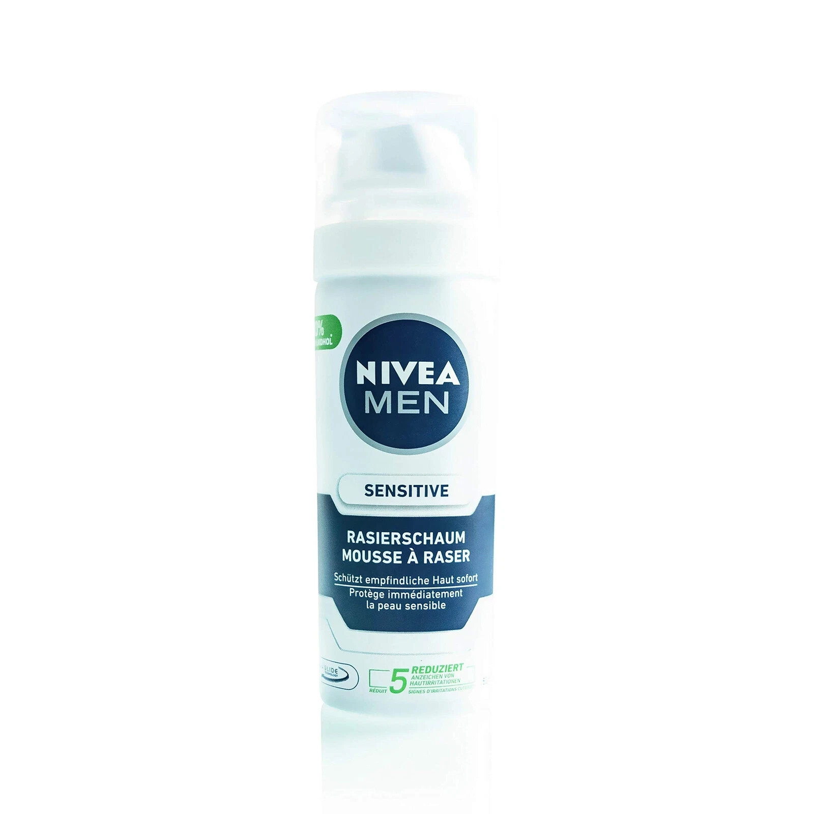 Nivea Men Schiuma da Barba Sensitive 50ml - Pelle Delicata Rasatura Confortevole