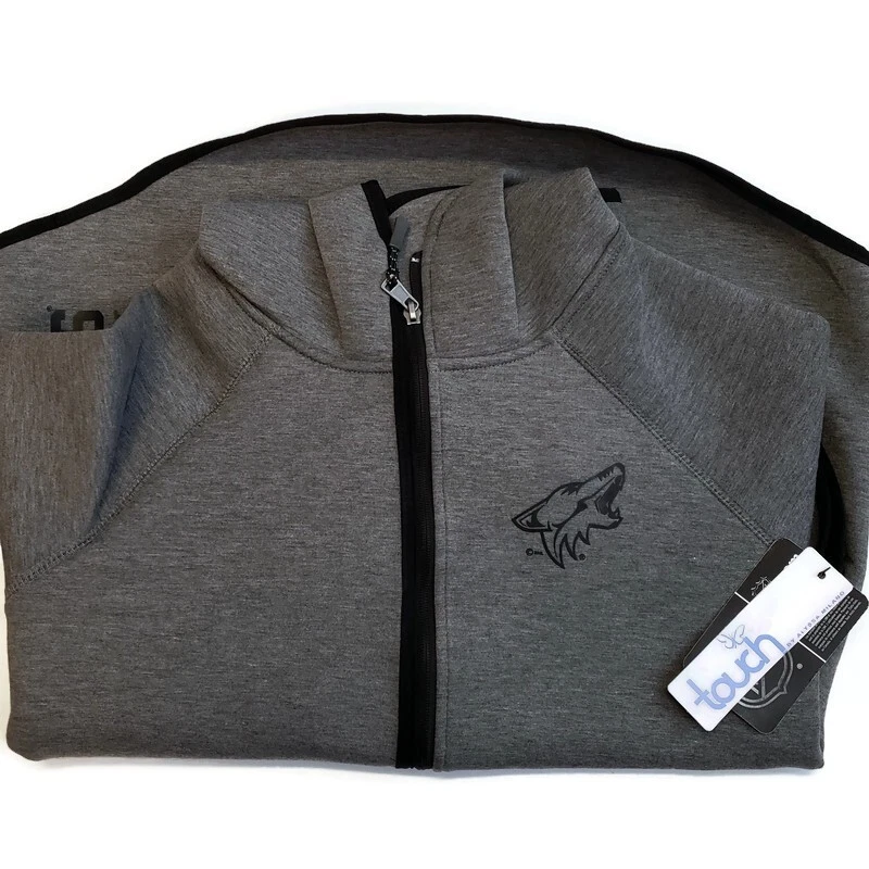 Chaqueta NHL Arizona Coyotes Drop Kick para mujer S o M gris táctil de Alyssa Milano Foto 3 de 4