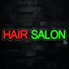 Hair Salon LED Neon Sign 27"L x 5"H #32359