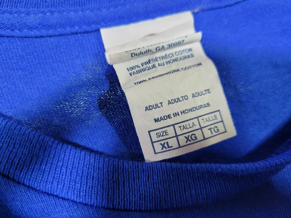 Camiseta I Bleed PLATA Y AZUL Go Detroit - Para Hombre Talla: XL, Nueva Foto 3 de 3