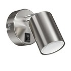 Wandspot WAIKA, einflammig, mit Schalter, GU10, schwarz matt, inkl. 630lm LED