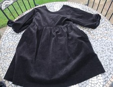 Everlane Cord Dress Black Oversized Corduroy Small S 