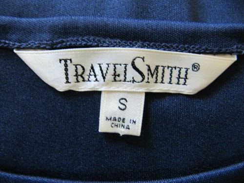 Travel Smith Dark Navy Blue Cami Tank Top Adjustable Straps Size S - 第 5/5 張圖片