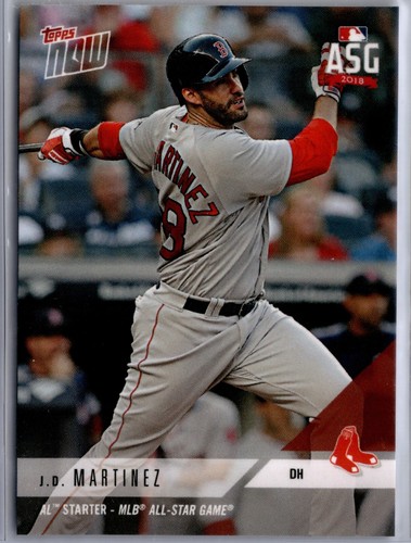 2018 Topps Now AS-17 J.D. Martinez