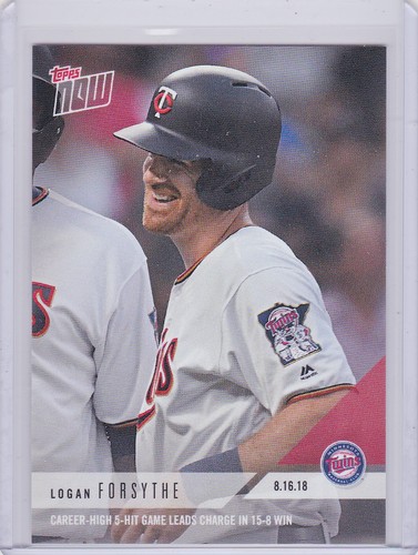 2018 Topps Now 604 Logan Forsythe