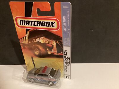 Matchbox #45 - Subaru Impreza Police - Ready For Action/City