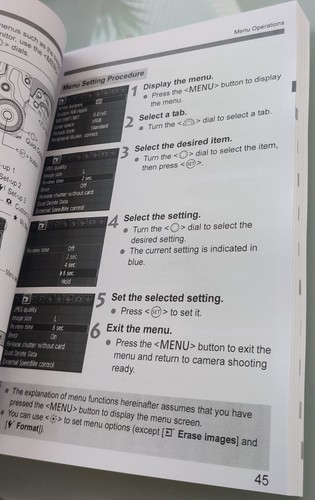 Canon EOS 1D Mark IV Instruction Manual Printed Size A5 Professionally Bound - Picture 11 of 24