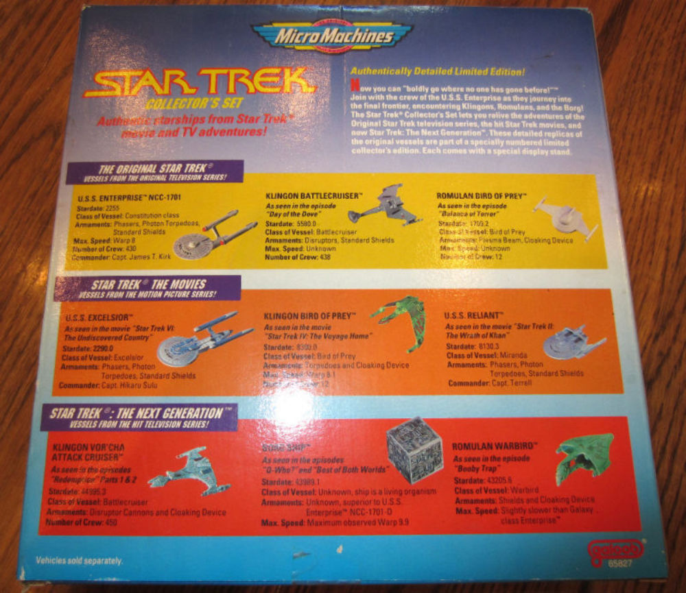 Star Trek Micro Machines Collector's Set New MIB Sealed | eBay