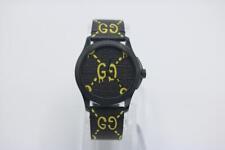 Gucci Ghost G-timeless Black and Yellow Dial Unisex 38mm Watch