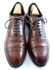 Allen Edmonds "Fifth Avenue" Cap-Toe Oxfords 9 B Dark Chili DAINITE USA(264N)