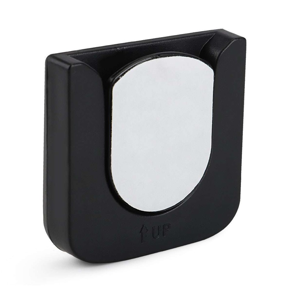 Magnetic Remote Control Holder, 4 PCS Self-Adhesive Remote Control Organizers Storage Holders Wall Mount Remote Control Rack For Home Office School TV Fan Air Conditioner Remote Controls (Black