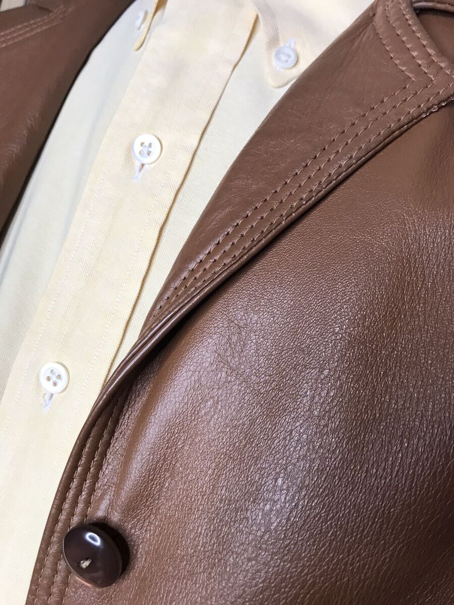 Vintage 70s Deerskin Leather Jacket M L Mid Western Custom Vintage 70s Deerskin Leather Jacket M L Mid Western Custom