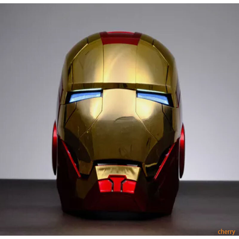 AutoKing New Gold Iron Man MK5 Helmet Electronic Voice Activated