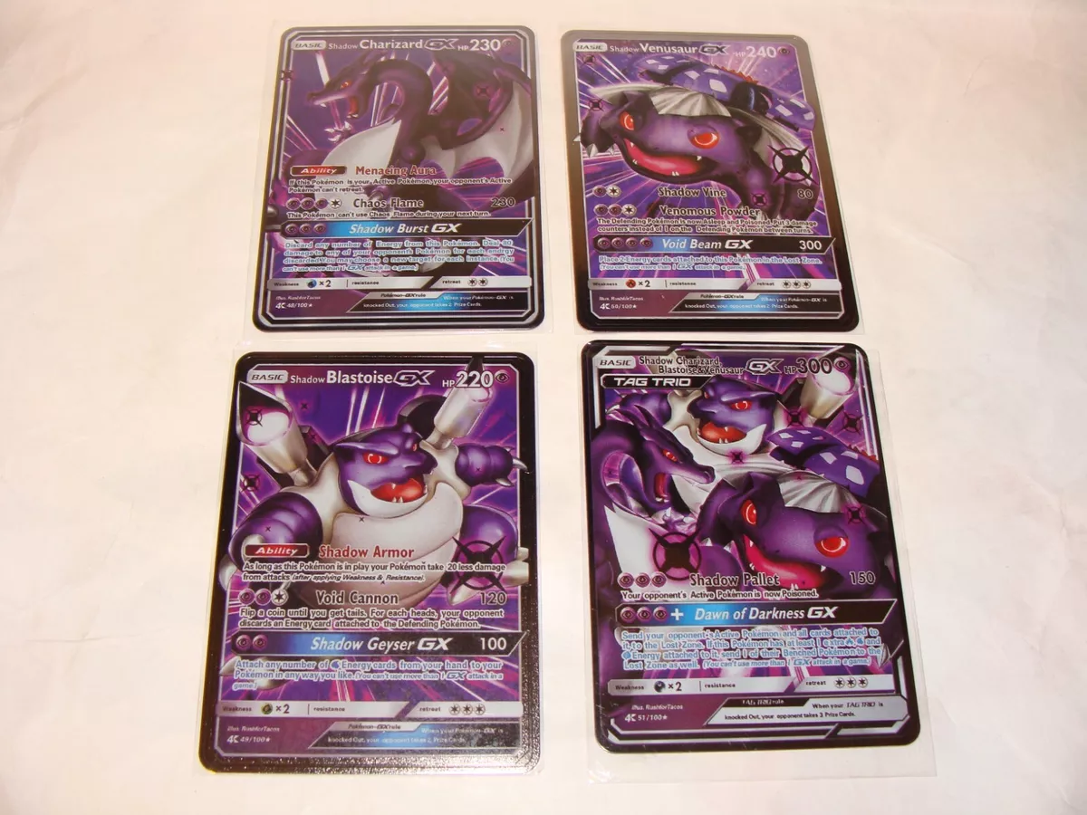 Shadow Armored Mewtwo Gx Charizard Gx Ex Vmax V Pokémon Card 