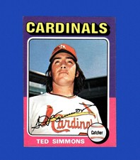 1975 Topps Mini Set-Break # 75 Ted Simmons NR-MINT *GMCARDS*