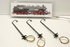 Viessmann 63851 (?) H0 3 x Gittermastleuchte  Fertigmodell Höhe 140 mm, geprüft