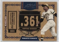 2008 Playoff Prime Cuts Timeline /50 Roberto Clemente #25 HOF