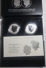 2023-S Reverse Proof $1 Morgan & Peace Silver Dollar 2pc Set Box  OGP & Cert #