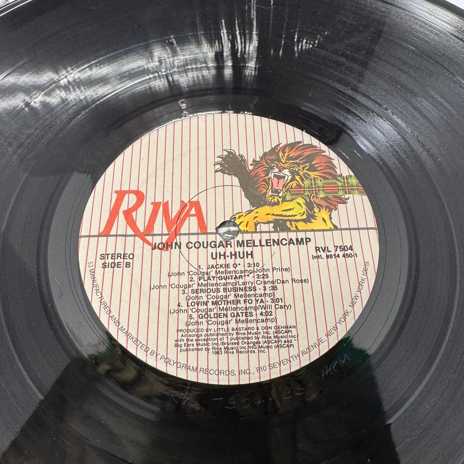 John Cougar Mellencamp, 3 Vinyl Record Lot, Self titled, American Fool, Uh-Huh thumbnail 14