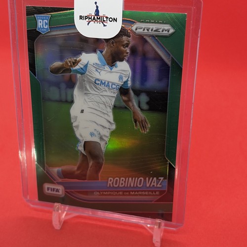 2025-26 Panini Prizm FIFA Robinio Vaz Green Rookie 3/5 RC Marseille - Afbeelding 3 van 5
