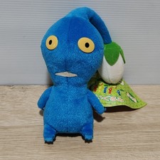 Pikmin Blue Bud Nintendo Banpresto 2002 Plush Toy Beanbag Japan Game TAG 6"