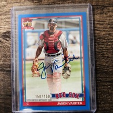 2026 Topps Series 1 - 1991 Topps Baseball AutoJason Varitek 150/150  BOOKEND
