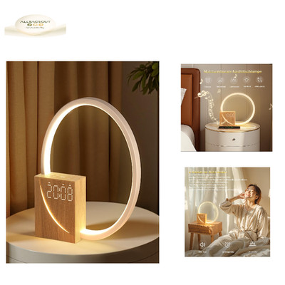blonbar Nachttischlampe USB 10W Dimmbar Wecker Licht