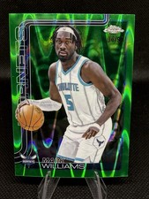 Mark Williams - Green Raywave Refractor 2025-26 Topps Chrome NBA #34 Hornets /99