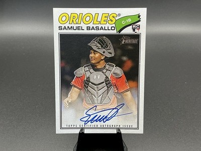 2026 Heritage -   SAMUEL BASALLO (RC) #ROA-SBA Real One On-Card Autograph  