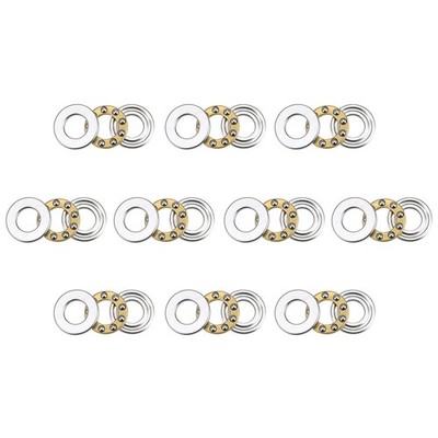 10pcs F6-12M Needle Roller Thrust Bearing 6x12x4.5mm Chrome Steel with Washer