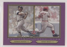 2002 Fleer Fall Classic Thurman Munson Johnny Bench #95 HOF uk2