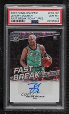2022-23 Donruss Optic Fast Break Signatures Jeremy Sochan PSA 10 GEM MT Auto 4f5
