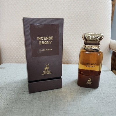 Maison Alhambra Incense Ebony EDP 3.4 fl. oz, New W/Box Fragrance