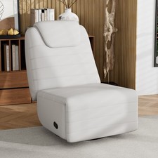Manual Handle/Lever Swivel Rocker Recliner Chair Recliner Sofa for Small Spaces