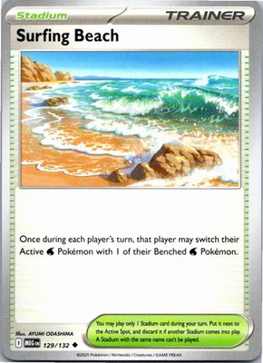 Surfing Beach Uncommon ME01: Mega Evolution 129/132 NM *1