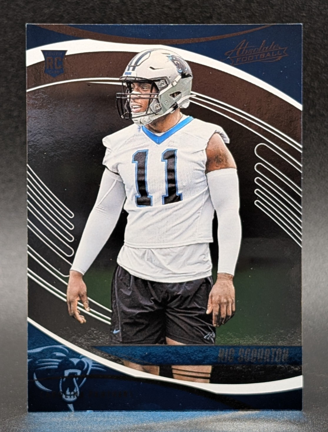 2025 Panini Absolute Football #162 Nic Scourton (RC) Carolina Panthers