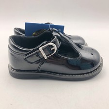 Chaussures Habillées Fille Stride Rite Mary Jane, Cuir Perlé Os, Pointure 8 M - Occasion Très Bon état