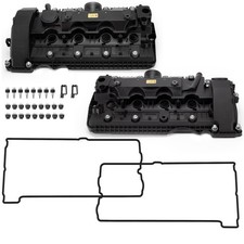 Engine Valve Cover with gasket Left and Right Side Compatible with BMW 545i 2...