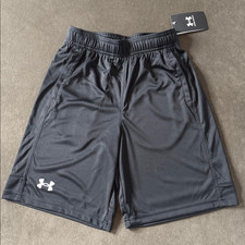 Under Armour Boys Sport Shorts Loose Fit Pockets Drawstring Waist Size M NWT